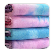 Load image into Gallery viewer, Pink/Blue Tye Dye Short Lounge Set
