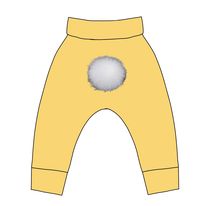 Pastel Yellow Bunny Joggers