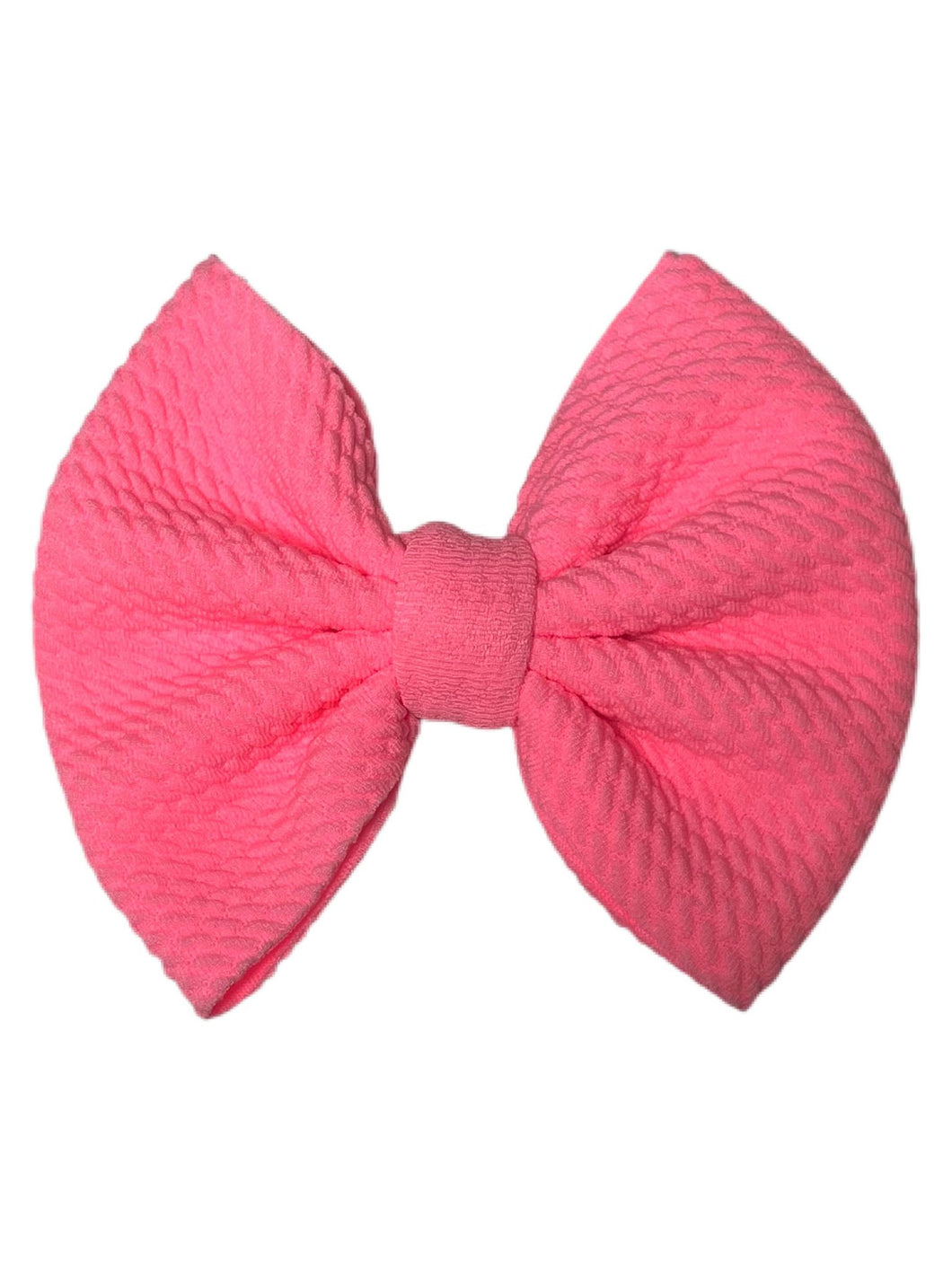 Neon Pink Bow