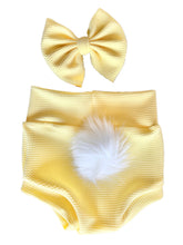 Load image into Gallery viewer, Pastel Yellow Bunny Bummies
