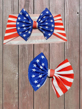 Load image into Gallery viewer, Stars &amp; Stripes Bow
