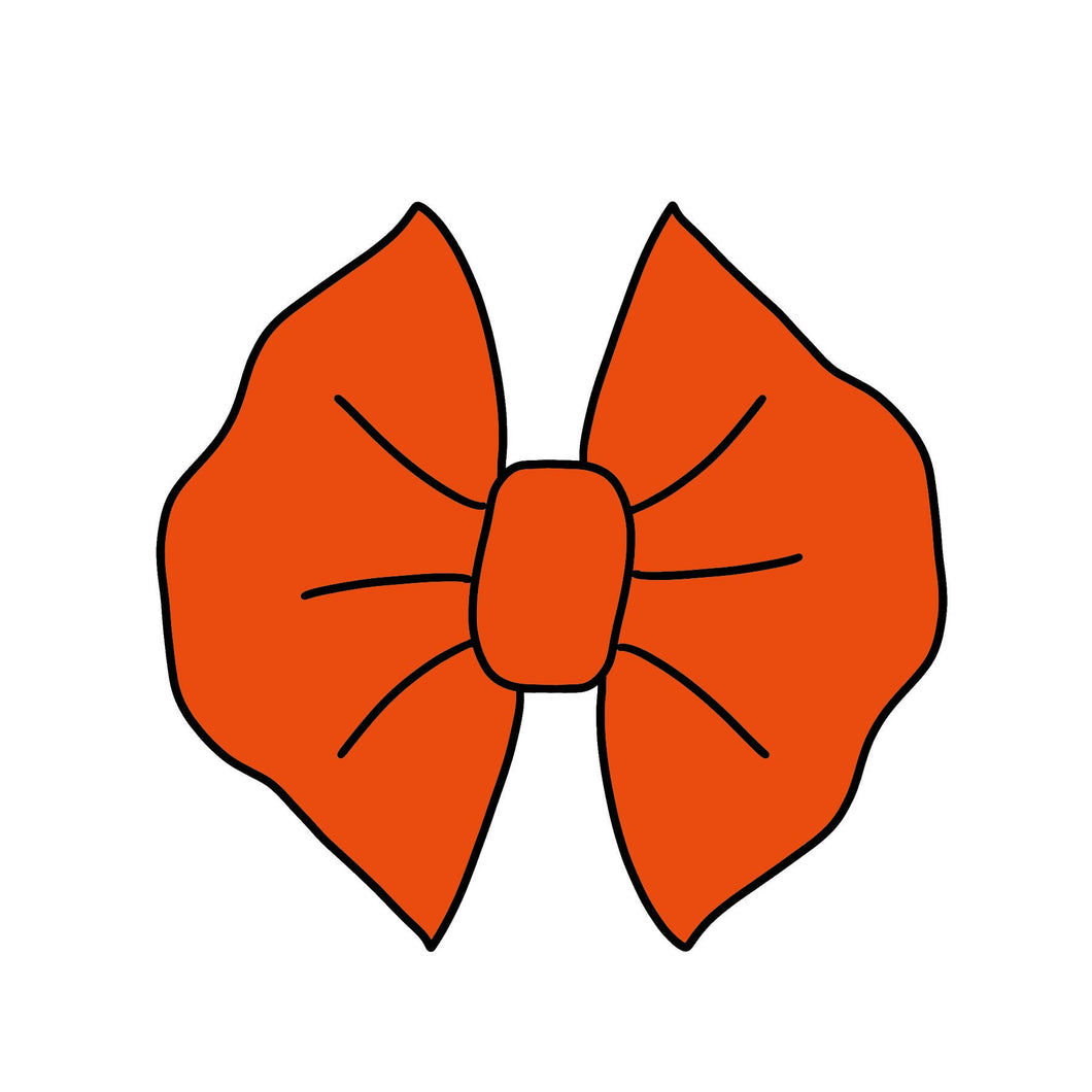 Tiger Orange Bow